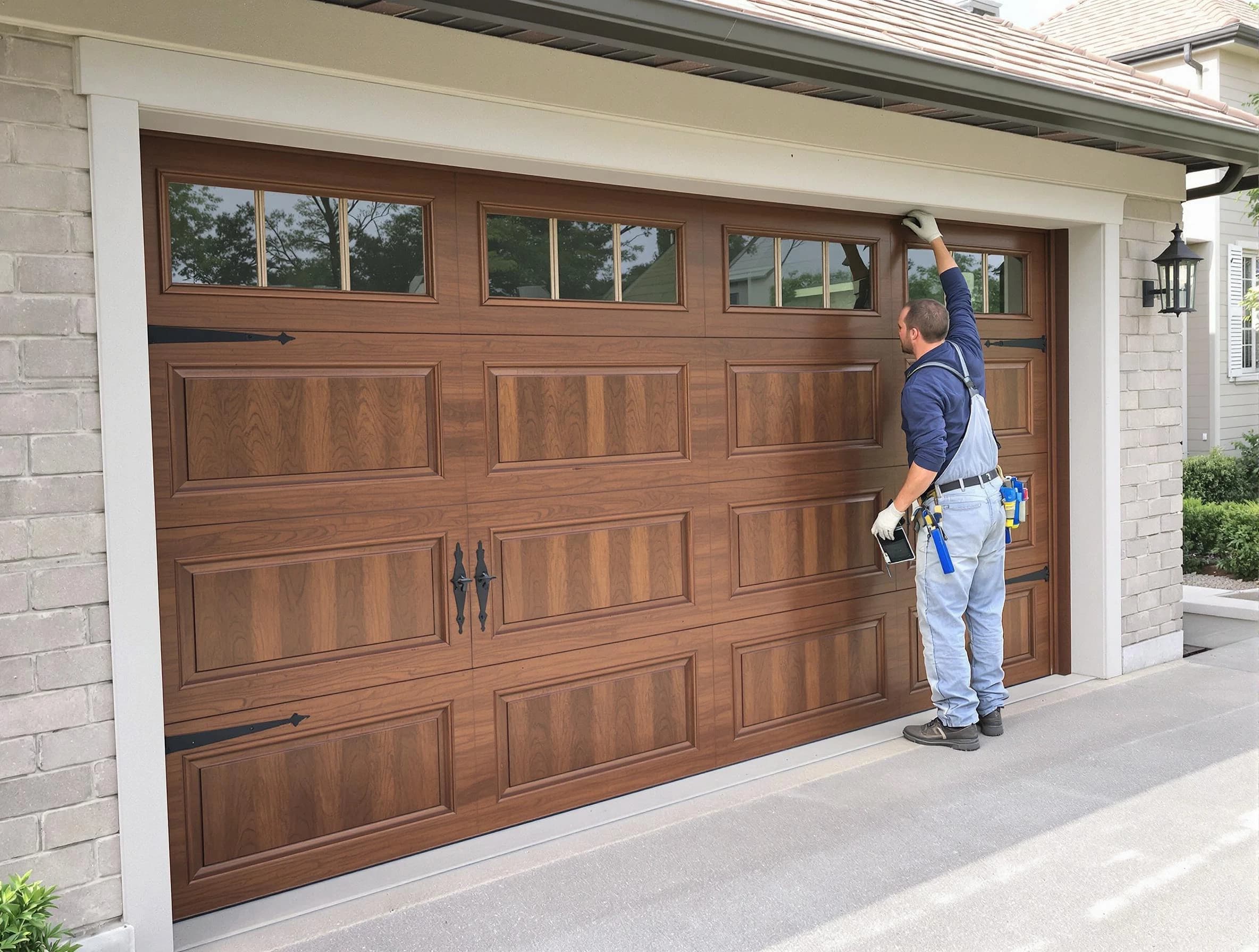 Custom garage door showcase by Richmond Garage Door Repair in Richmond