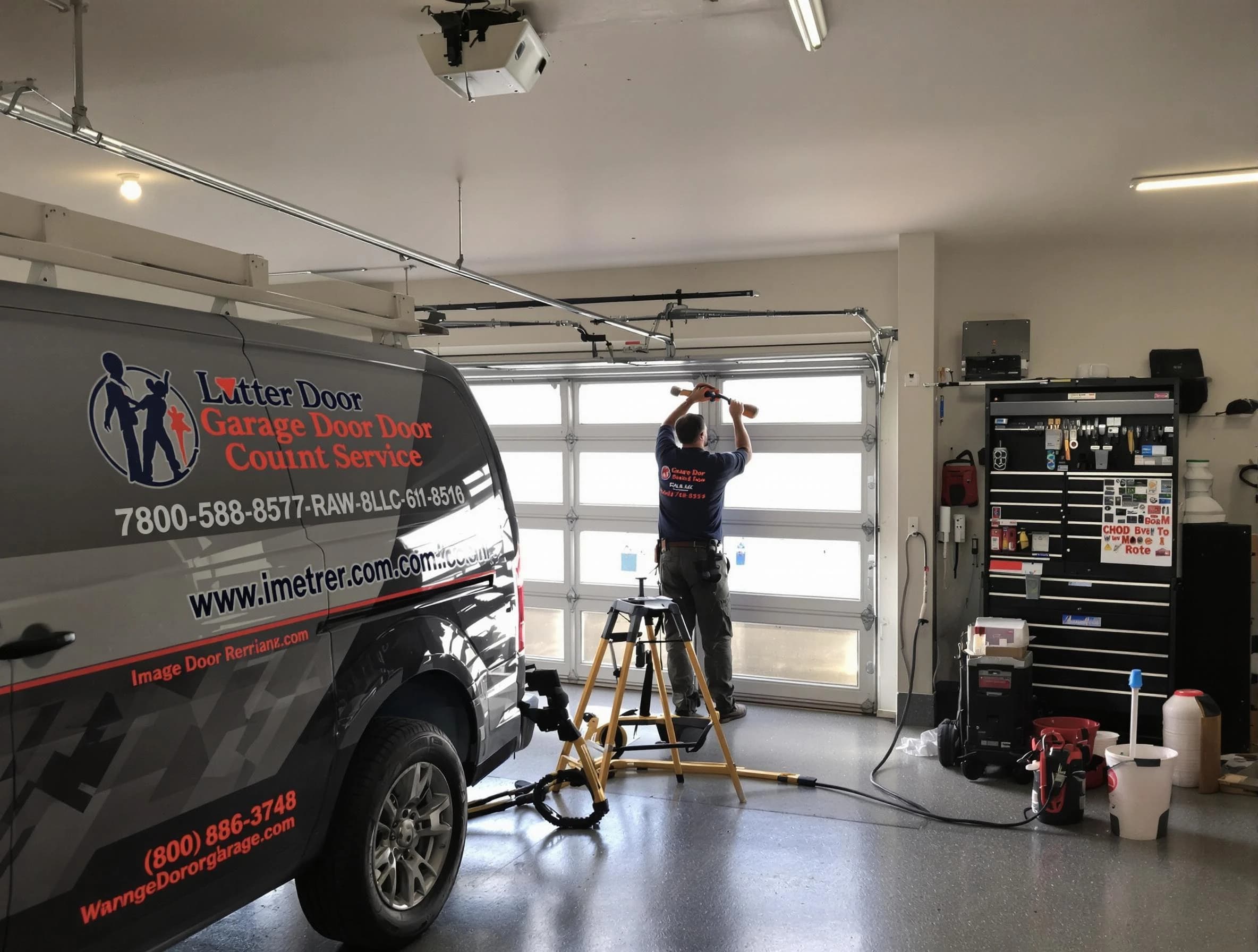 Richmond Garage Door Repair rapid response team performing same-day repair in Richmond