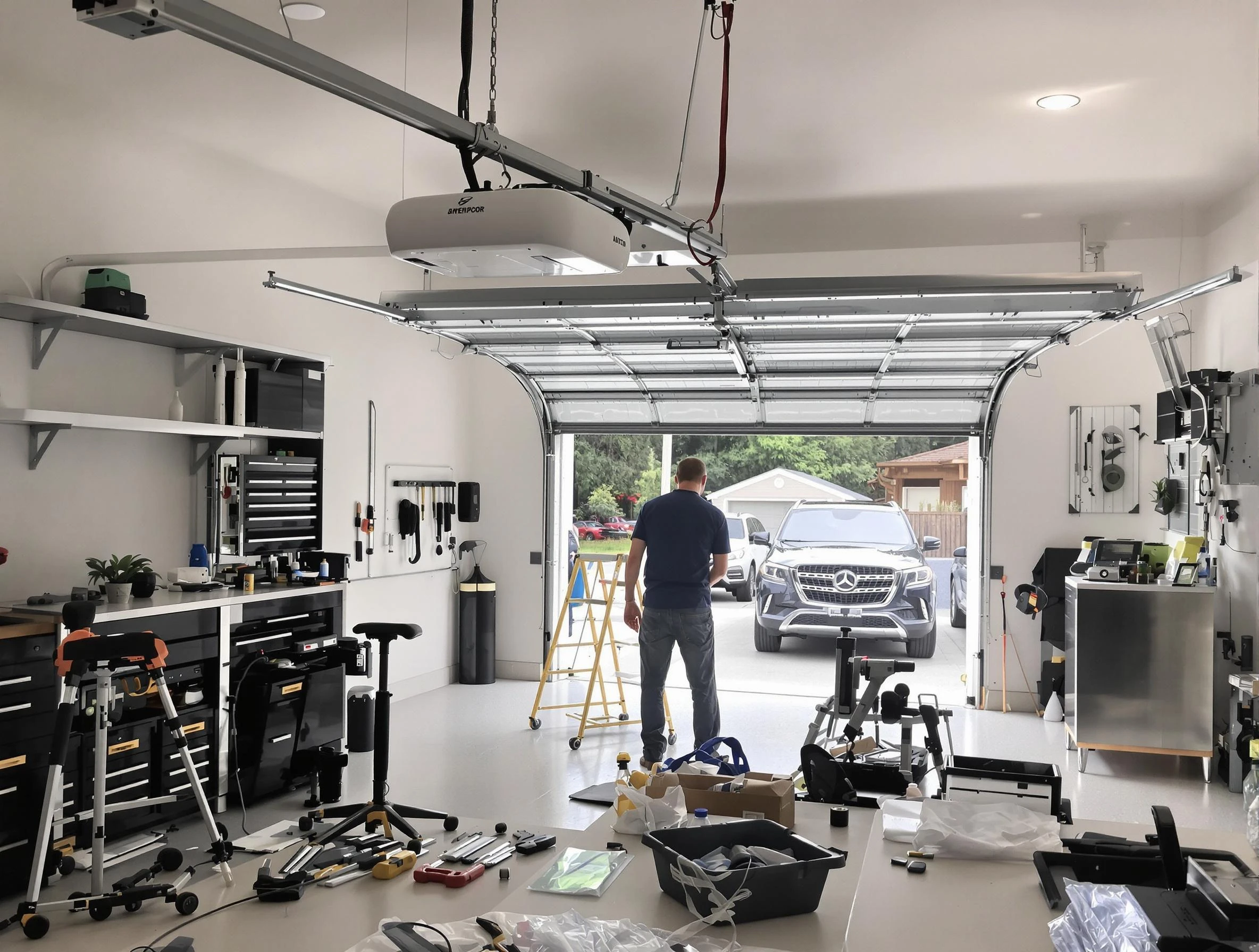 Garage door opener installation by Richmond Garage Door Repair in Richmond
