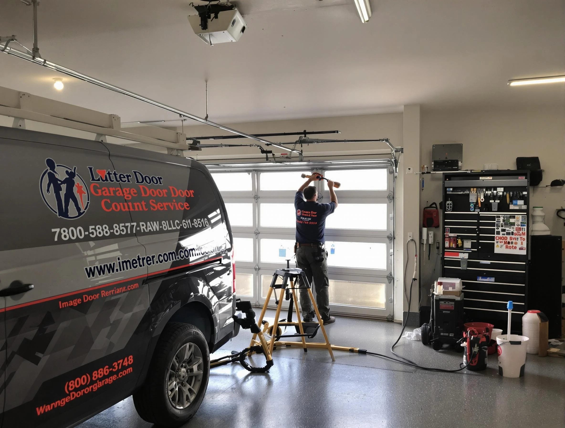 Richmond Garage Door Repair rapid response team performing same-day repair in Richmond